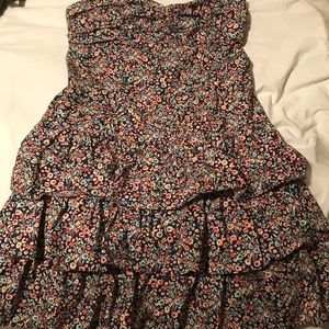 Floral ruffle dress